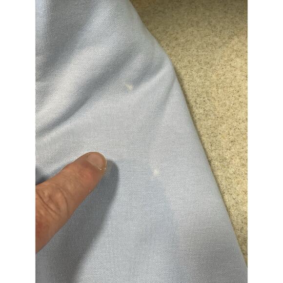 Rhinestone Sp5der Men's Pullover Hoodie Size Small Baby Blue Front Pouch - Picture 15 of 16